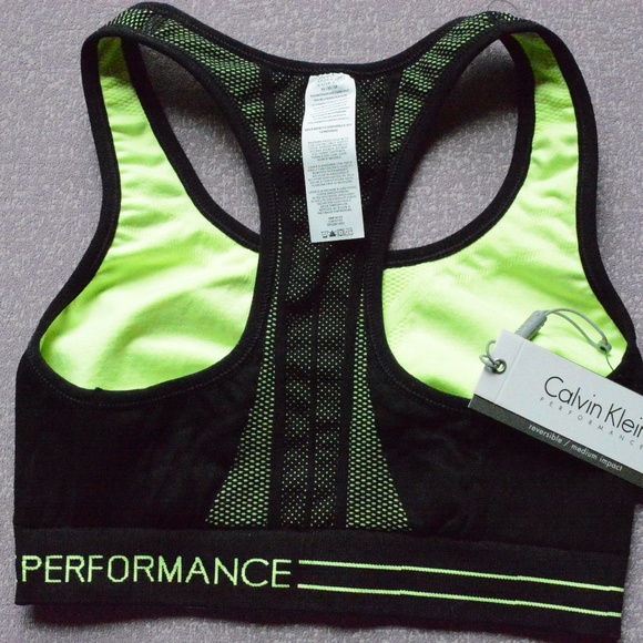 Calvin Klein Reversible Mid-Impact Racerback SZ:XS - Picture 4 of 4